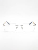 Lunette percée ROSALBA bicolore double barre