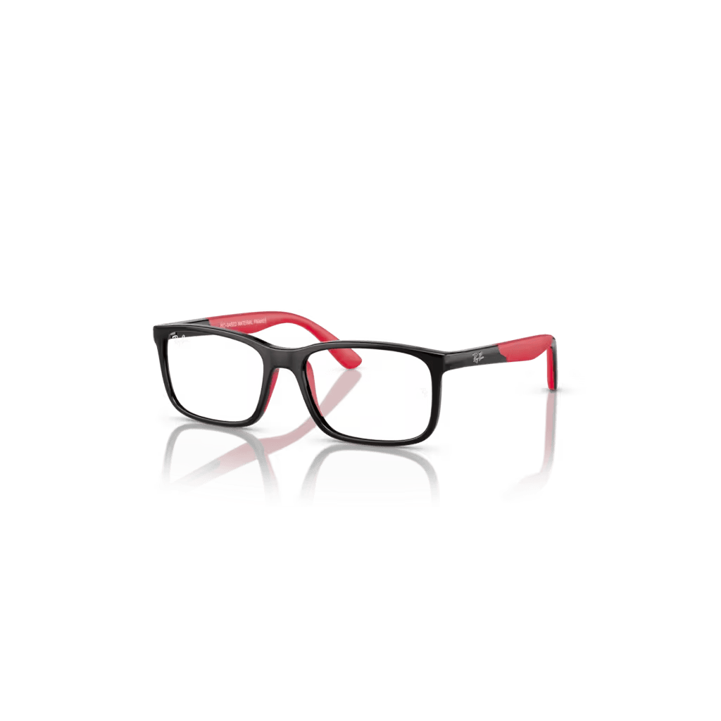 Lunette de vue Rayban 3928 - Noir sur rouge