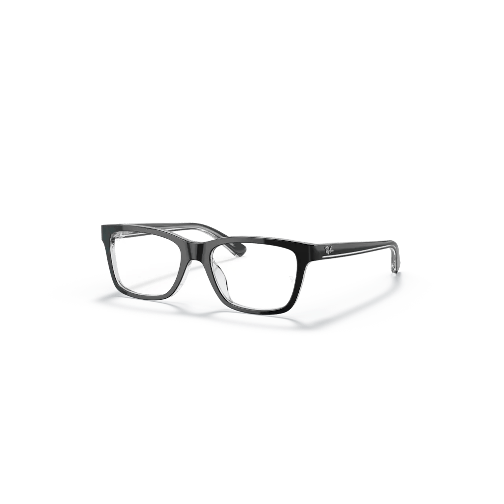 Lunette de vue Rayban 3529 - Noir sur transparent