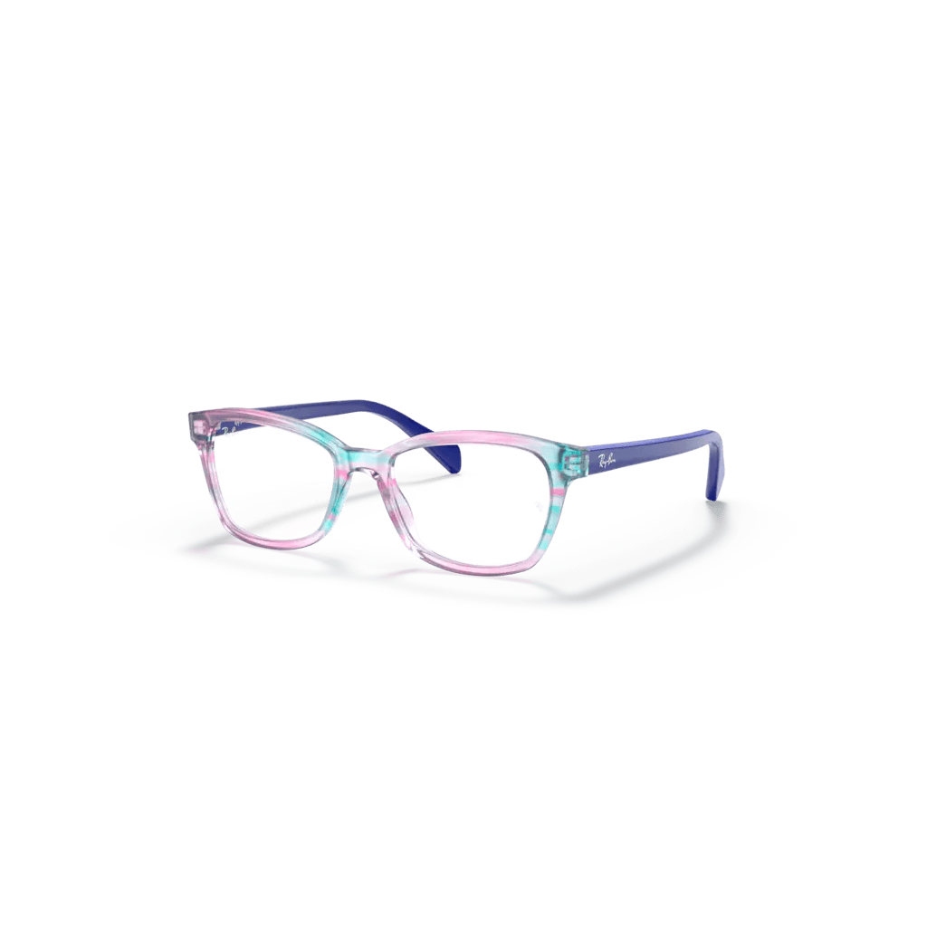 Lunette de vue Rayban 3807 - Multicolore rayé violet