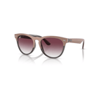 Lunette de soleil Rayban 66338H - Beige sur gris transparent