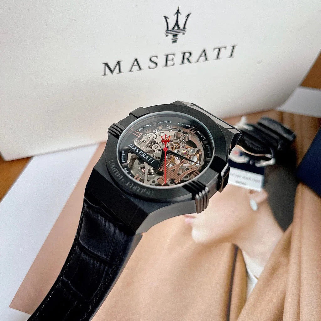 Maserati R8821108021 Automatique Squelette Montre Homme
