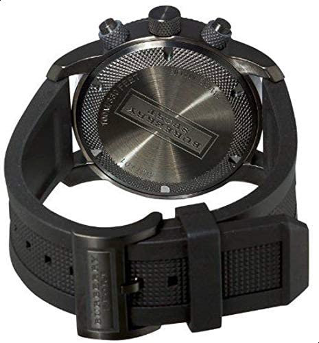 Burberry BU7701 Silicone Noir 24mm bracelet de montre original