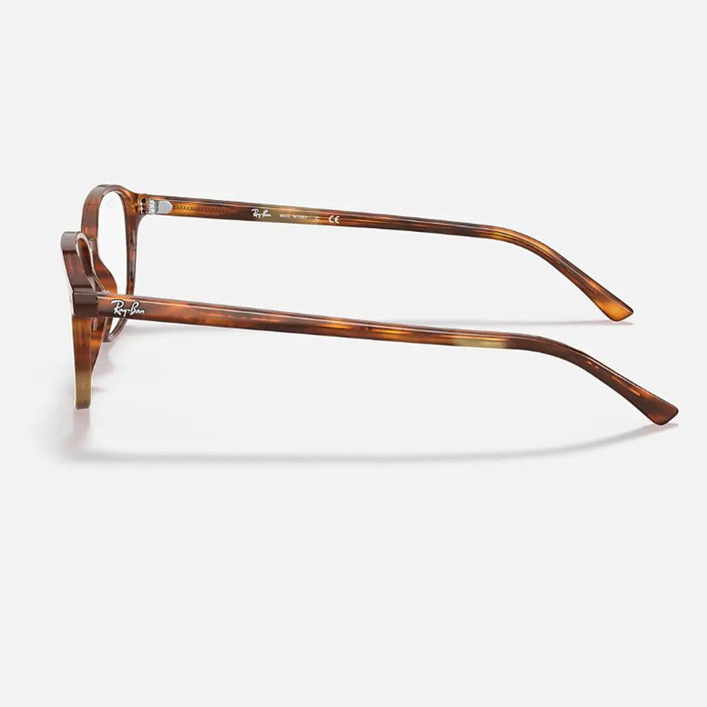 LUNETTES DE VUE RAY-BAN 0RX5393 - LEONARD / 2144 - RAYÉ HAVANA