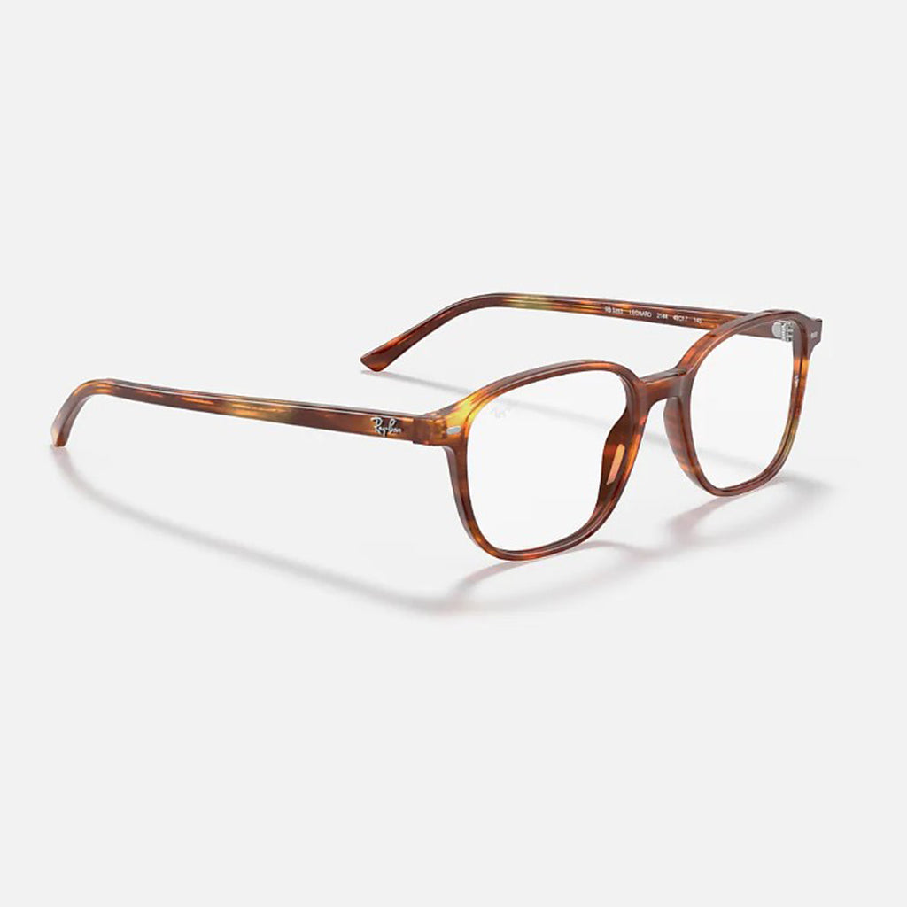 LUNETTES DE VUE RAY-BAN 0RX5393 - LEONARD / 2144 - RAYÉ HAVANA