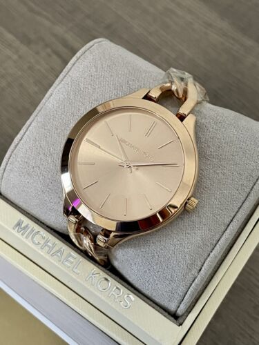 Michael Kors  MK3223 Montre Runway Maillons acier or rose pour femme