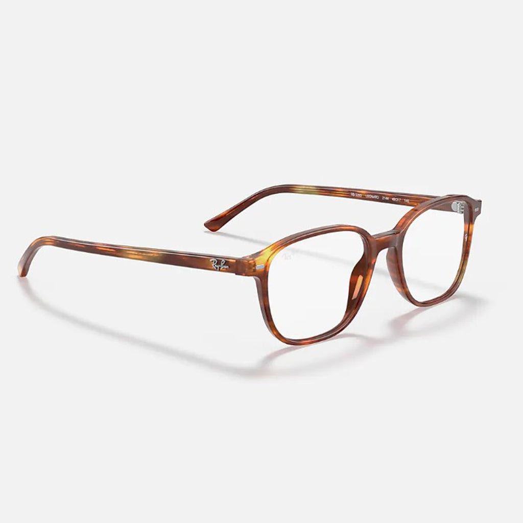 LUNETTES DE VUE RAY-BAN 0RX5393 - LEONARD /  8227 - TRANSPARENT MARRON