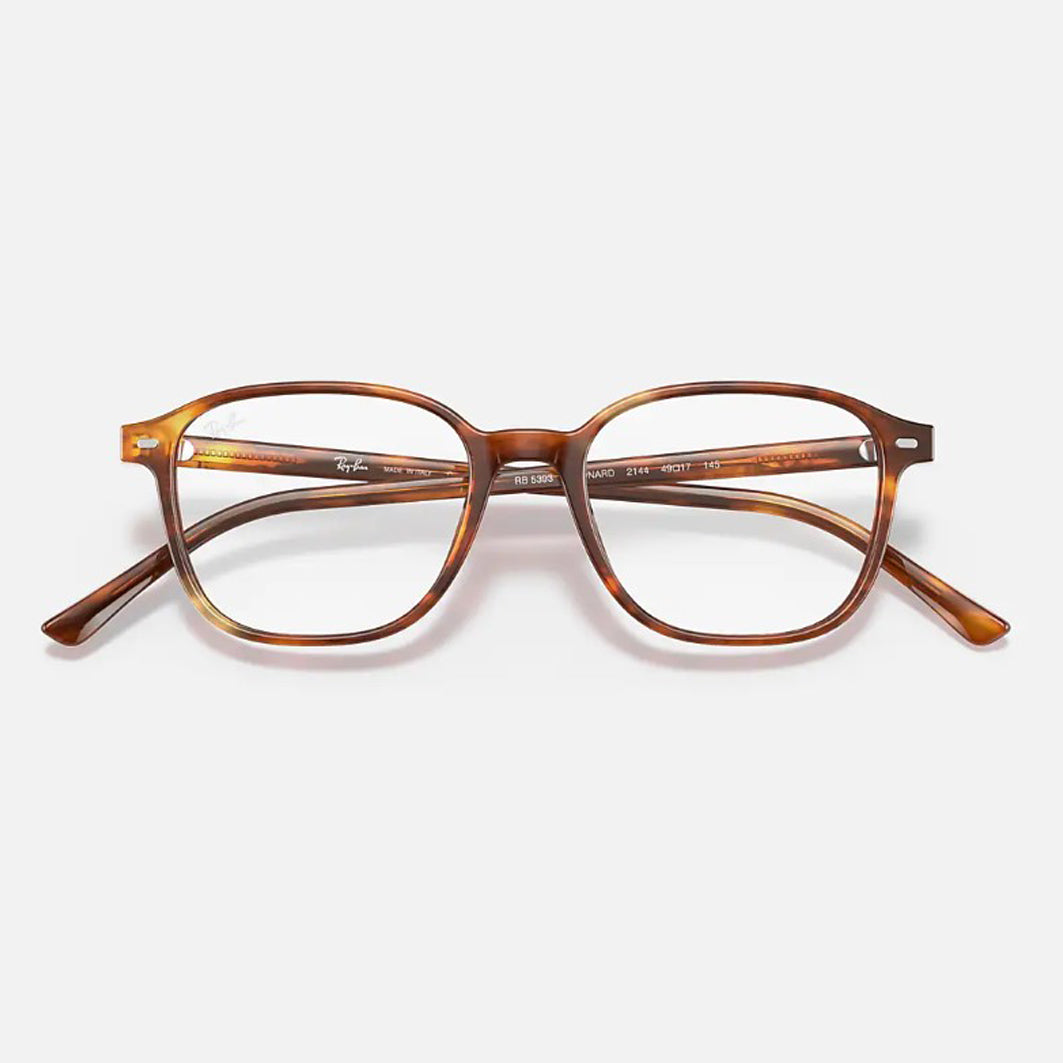LUNETTES DE VUE RAY-BAN 0RX5393 - LEONARD /  8227 - TRANSPARENT MARRON