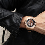 Maserati R8821108002 Montre squelette Automatique bracelet cuir noir