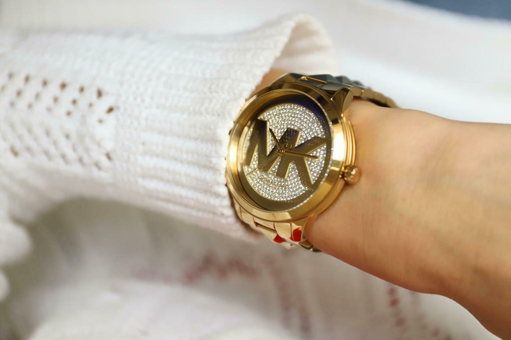 Michael Kors MK6714 Montre à Quartz avec Bracelet en Acier Inoxydable  Pour Femme