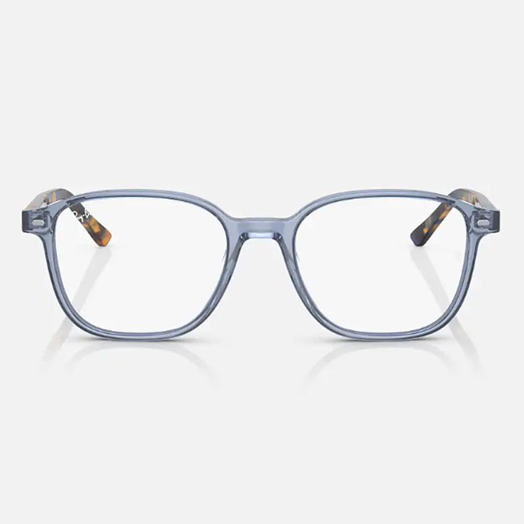 LUNETTES DE VUE RAY-BAN 0RX5393 - LEONARD / 8228 - TRANSPARENT BLEU