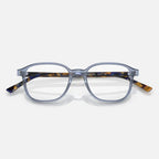 LUNETTES DE VUE RAY-BAN 0RX5393 - LEONARD / 8228 - TRANSPARENT BLEU